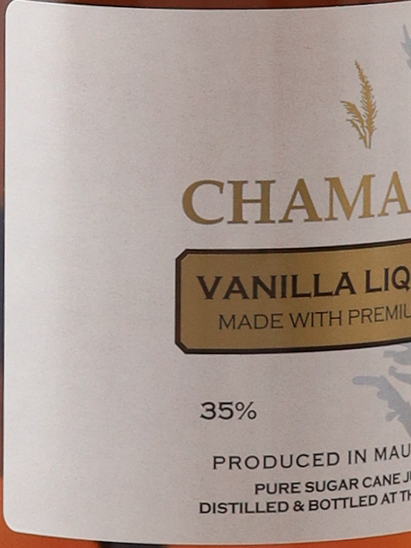 Chamarel Vanilla Liqueur