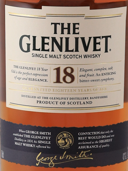 Glenlivet 18 Year Old Old Label 2019 Release