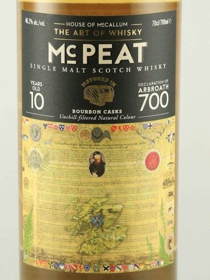 House of McCallum MC Peat 10 Year Old 2010