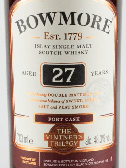 Bowmore 27 Year Old Vintner's Trilogy
