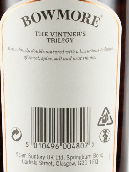 Bowmore 27 Year Old Vintner's Trilogy