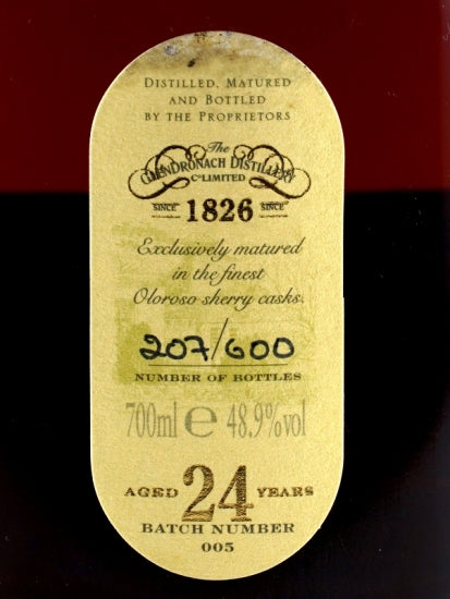 Glendronach Grandeur 24 Year Old Batch 5