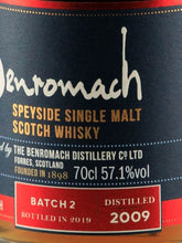 Load image into Gallery viewer, Benromach Cask Strength 2009/2019 Batch 2