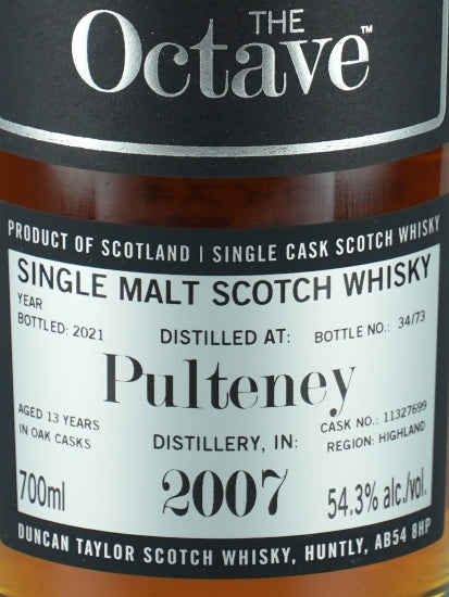 Duncan Taylor Premium Octave Pulteney 13 Year Old 2007