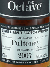 Load image into Gallery viewer, Duncan Taylor Premium Octave Pulteney 13 Year Old 2007