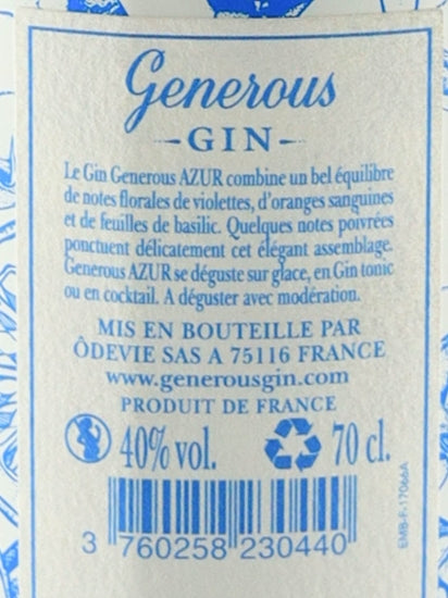 Generous Gin Azure