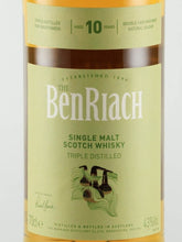 Load image into Gallery viewer, Benriach Triple Distilled 10 Year Old