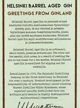 Load image into Gallery viewer, Helsinki Barrel Aged Gin