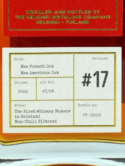 Helsinki Whiskey Rye Malt #17
