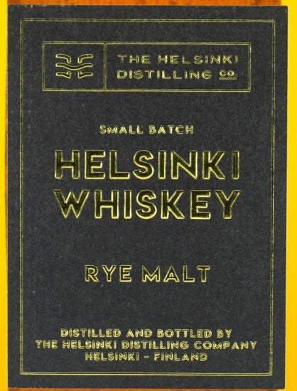 Helsinki Whiskey Rye Malt #20