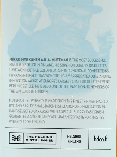 Helsinki Muttman Rye Whiskey