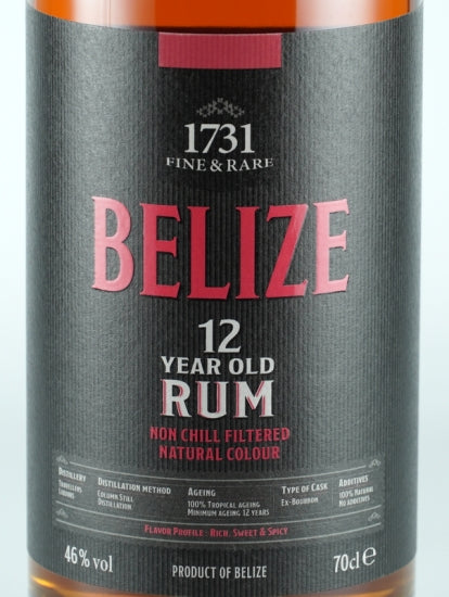 1731 Fine & Rare Single Origin Belize 12 Year Old