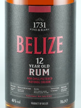 Load image into Gallery viewer, 1731 Fine &amp; Rare Single Origin Belize 12 Year Old