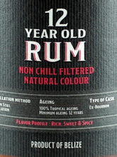 Load image into Gallery viewer, 1731 Fine &amp; Rare Single Origin Belize 12 Year Old
