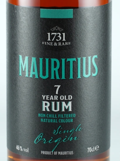 1731 Fine & Rare Single Origin Mauritius 7 Year Old