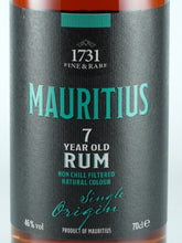 Load image into Gallery viewer, 1731 Fine &amp; Rare Single Origin Mauritius 7 Year Old