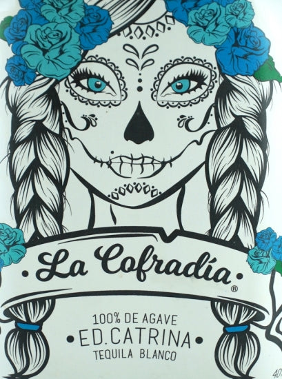 La Cofradia Katrina Blanco Glass Bottle
