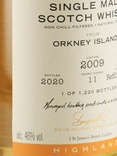 Load image into Gallery viewer, BB&amp;R Orkney 11 Year Old 2009