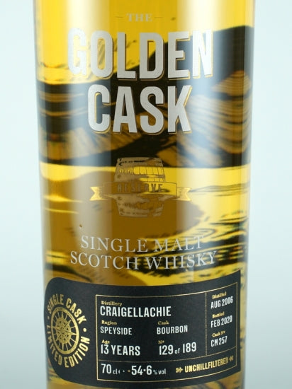 Golden Cask Craigellachie 13 Year Old 2006