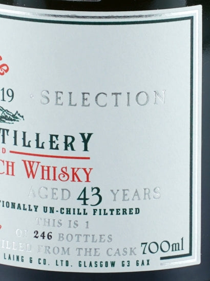 Old & Rare Teaninich 43 Year Old 1975