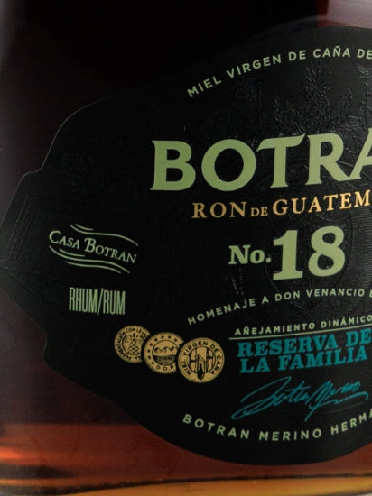 Ron Botran 18 Year Old Solera