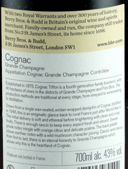BB&R Cognac 1948 Grand Champagne
