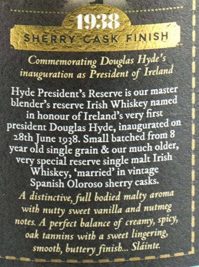 Hyde No.6 President's Reserve