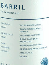 Load image into Gallery viewer, El Destilado Barril Mezcal