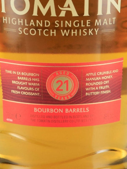 Tomatin 21 Year Old