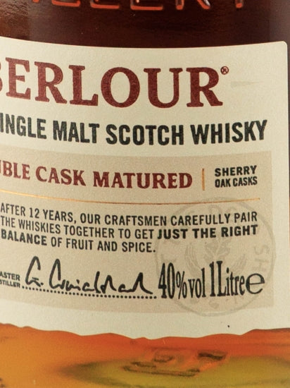 Aberlour 12 Year Old Double Cask Matured 1L