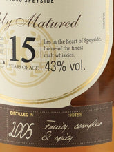 Load image into Gallery viewer, Knockando 15 Year Old 2005 Rich Matured