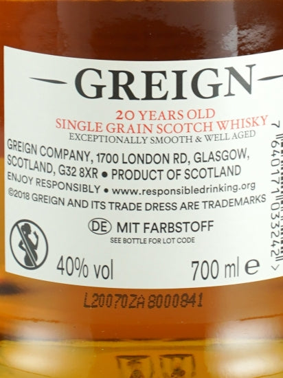 Greigh 20 Year Old