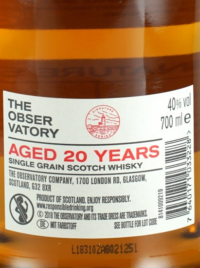 The Obser Vatory 20 Year Old