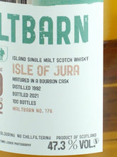 Load image into Gallery viewer, Maltbarn Isle of Jura 29 Year Old 1992