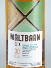 Load image into Gallery viewer, Maltbarn Invergordon 30 Year Old 1990