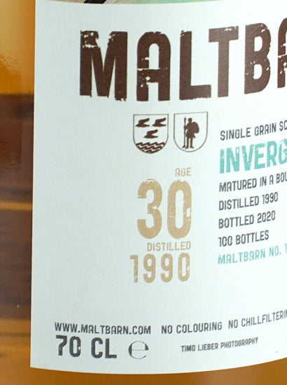 Maltbarn Invergordon 30 Year Old 1990