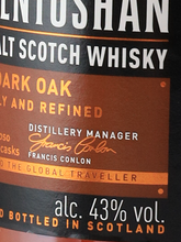 Load image into Gallery viewer, Auchentoshan Dark Oak 1L
