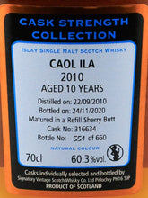 Load image into Gallery viewer, Signatory Caol Ila 10 Year Old 2010