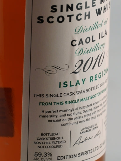 First Editions Caol Ila 10 Year Old 2010
