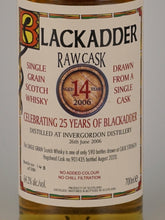 Load image into Gallery viewer, Black Adder Raw Cask Invergordon 14 Year Old 2006 #901435