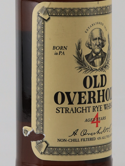 Old Overholt Straight Rye 4 Year Old