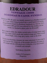 Load image into Gallery viewer, Edradour 21 Year Old 1999 Bordeaux Finish