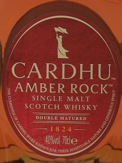 Cardhu Amber Rock