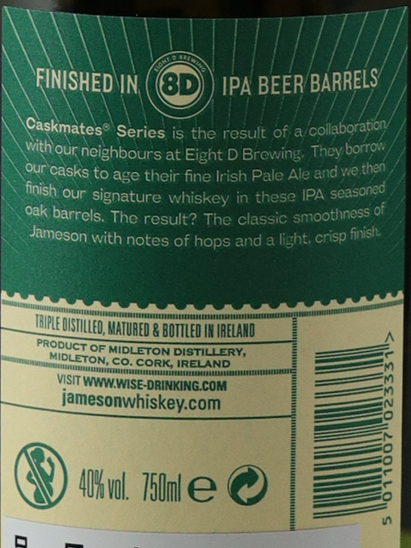Jameson Caskmates IPA Edition