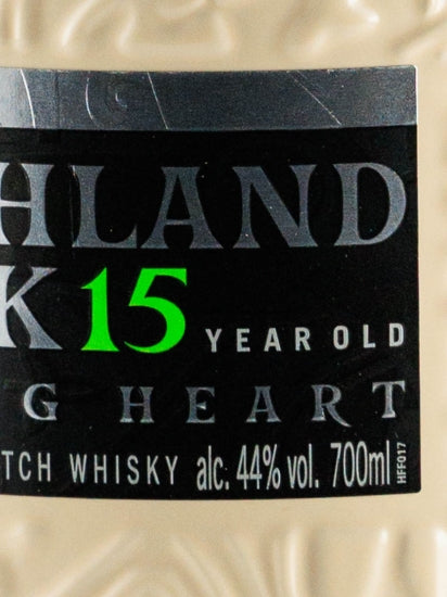 Highland Park 15 Year Old Viking Heart Ceramic Bottle