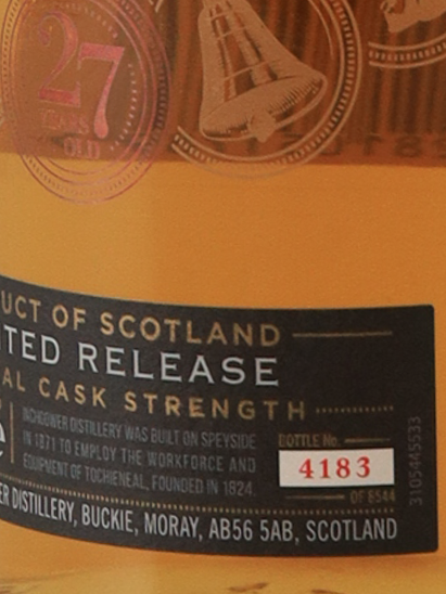 Inchgower 27 Year Old 1990 Special Release 2018