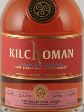 Load image into Gallery viewer, Kilchoman 2011 STR Cask