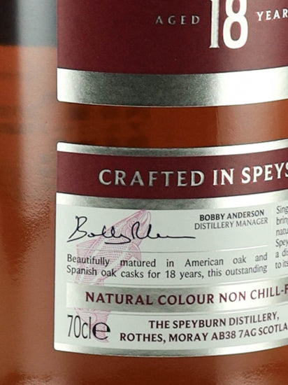 Speyburn 18 Year Old