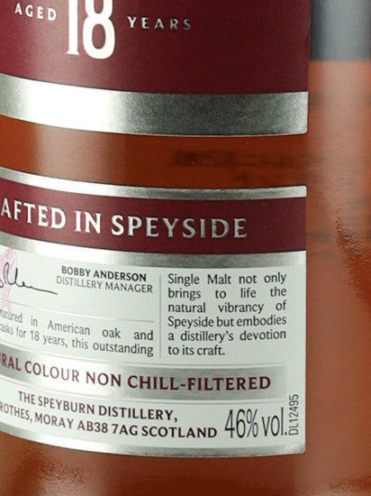 Speyburn 18 Year Old