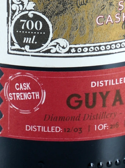 Kill Devil Guyana Diamond Column Still 17 Year Old 2003